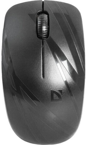Мышь беспроводная DEFENDER Datum MM-035 B, 2 кнопки + 1 колесо-кнопка, лазерная, черная, 52035