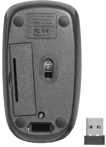 Мышь беспроводная DEFENDER Datum MM-035 B, 2 кнопки + 1 колесо-кнопка, лазерная, черная, 52035