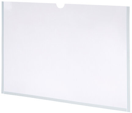 Карманы информационные самоклеящиеся, А4, горизонтальные, КОМПЛЕКТ 10 шт., ПЭТ, 0,3 мм, STAFF, 291281