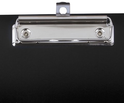 Папка-планшет BRAUBERG "Contract", А4 (315х230 мм), с прижимом и крышкой, пластиковая, черная, сверхпрочная, 1,5 мм, 223489