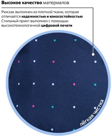 Рюкзак BRAUBERG универсальный, сити-формат, темно-синий, Полночь, 20 литров, 41х32х14 см, 224754