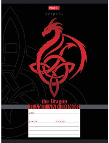 Тетрадь 18 л., HATBER, клетка, обложка картон, "Для мальчиков" (5 видов в спайке), 18Т5В1