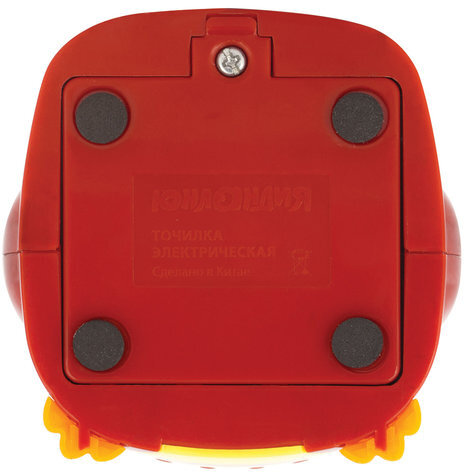 Точилка электрическая ЮНЛАНДИЯ "Совушка", питание от 4 батареек АА, дополнительное сменное лезвие, 228429