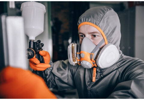 Полумаска фильтрующая Jeta Safety 6500, мягкий силиконовый материал, без фильтров, размер М, 6500-M