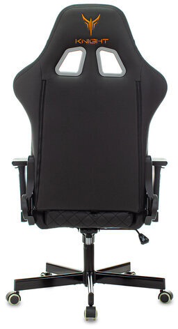 Кресло компьютерное Knight ARMOR, 2 подушки, экокожа премиум, черное, 1628888
