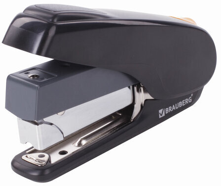 Степлер ЭНЕРГОСБЕРЕГАЮЩИЙ №24/6 - 24/8 BRAUBERG "Easy Press", до 40 листов, БЕЗ УСИЛИЙ, 228742