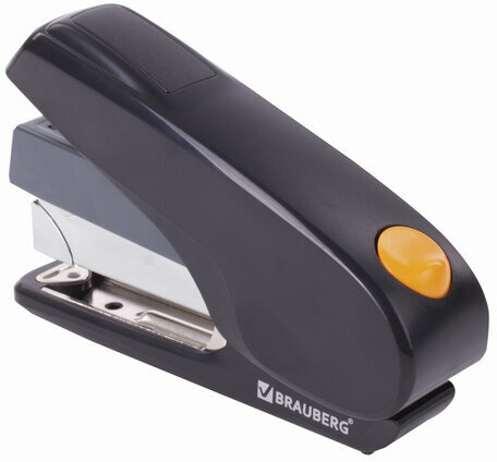 Степлер ЭНЕРГОСБЕРЕГАЮЩИЙ №24/6 - 24/8 BRAUBERG "Easy Press", до 40 листов, БЕЗ УСИЛИЙ, 228742