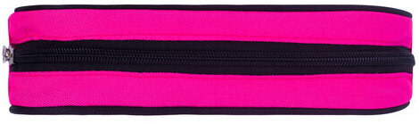 Пенал-косметичка BRAUBERG овальный, полиэстер, "Pink", 22х9х5 см, 229270