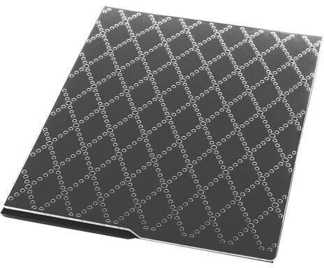 Клише для тиснения 3D "Ромбы" для Машинки для тиснения ОС-5, 108х146 мм, ОСТРОВ СОКРОВИЩ, 663801, 862-024