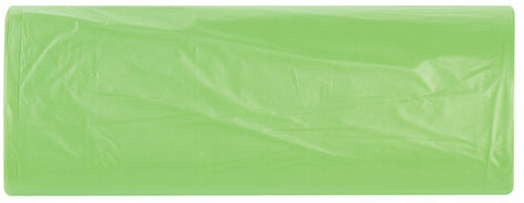 Мешки для мусора биоразлагаемые 60 л зеленые в рулоне 20 шт. прочные, ПНД 15 мкм, 60х70 см, LAIMA, 601401