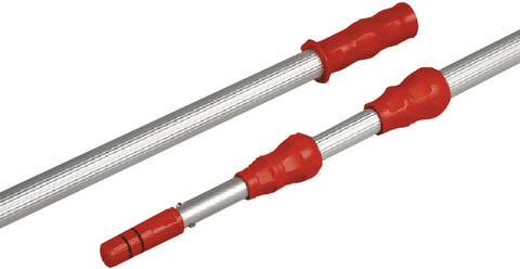 Черенок-ручка VILEDA телескопический, до 2,5 м (2х1,25 м), алюминиевый (применим к 602099, 602101), 500115