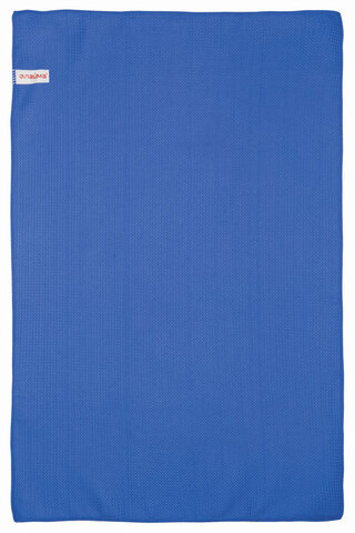 Салфетки универсальные из вафельной микрофибры 40х60 см, КОМПЛЕКТ 2 шт., голубые, LAIMA, 607580