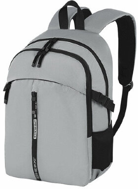 Рюкзак HEIKKI CHOICE (ХЕЙКИ) универсальный, 2 отделения, багажная лента, серый, 42х32х13 см, 272538