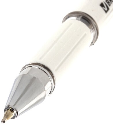 Ручка шариковая масляная с грипом BRAUBERG "Roll-X", СИНЯЯ, корпус белый с печатью, узел 0,7 мм, линия письма 0,35 мм, 143008