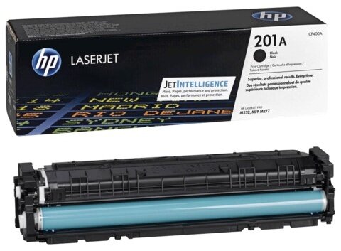 Картридж лазерный HP (CF400A) LaserJet Pro M277n/dw/M252n/dw, №201A, черный, оригинальный, ресурс 1500 страниц