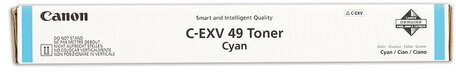 Тонер CANON (C-EXV49C) для Canon IR C3320/C3320i/C3325i/C3330i/C3500, голубой, ресурс 19000 страниц, оригинальный, 8525B002