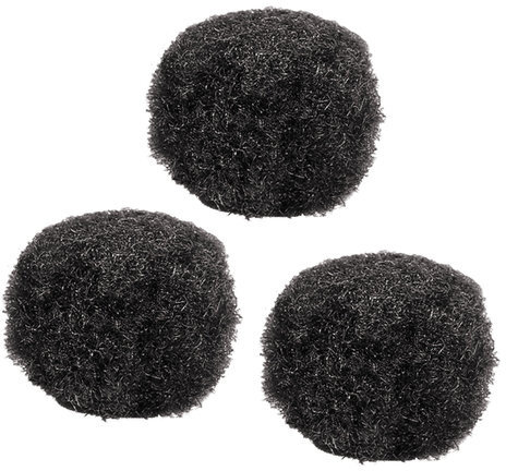 Помпоны для творчества, черные, 25 мм, 20 шт., ОСТРОВ СОКРОВИЩ, 661446
