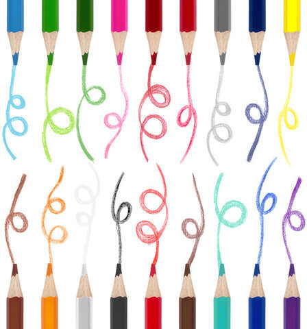 Карандаши цветные ЮНЛАНДИЯ "МИР ЖИВОТНЫХ", 18 цветов, классические заточенные, 181384