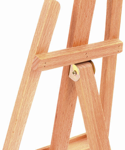 Мольберт настольный BRAUBERG ART CLASSIC, бук, 16х42х19см, высота холста 30см, 190658