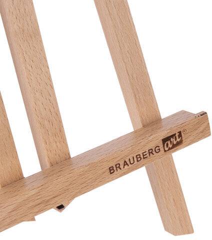 Мольберт настольный из бука 19х16х28 см, высота холста до 30 см, лакированный, BRAUBERG ART CLASSIC, 192253