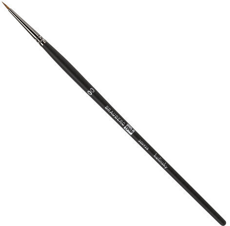 Кисть художественная проф. BRAUBERG ART CLASSIC, колонок, круглая, № 00, короткая ручка, 200928