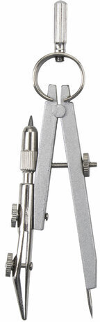 Готовальня BRAUBERG "Student Oxford", 7 предметов: наполнение-1, пенал с подвесом, 210347