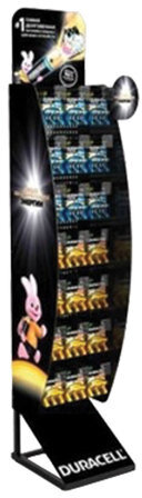 Стойка для размещения товара напольная DURACELL, 3x7 крючков, 70000264