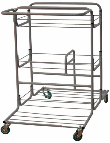 Тележка уборочная Eco-Force МНОГОФУНКЦИОНАЛЬНАЯ MEGA 2 ведра по 25 л, отжим, 3 поддона, держатель и основание для мешка, мешок, 26EF/1, 26EF/1 б/в