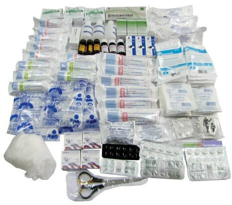 Аптечка первой помощи работникам, по приказу №262н, ФЭСТ, тканевая сумка на ремне, 3769