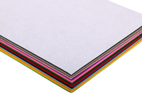 Фетр супер жесткий А4, 1 мм, 30 листов, 30 цветов, плотность 160 г/м2, ОСТРОВ СОКРОВИЩ, 665478