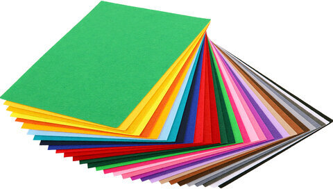 Фетр супер жесткий А4, 1 мм, 30 листов, 30 цветов, плотность 160 г/м2, ОСТРОВ СОКРОВИЩ, 665478