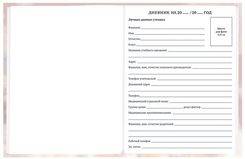 Дневник 1-11 класс 40 л., твердый, BRAUBERG, матовая ламинация, "Magic World", 107174