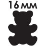 Дырокол фигурный "Мишка", диаметр вырезной фигуры 16 мм, ОСТРОВ СОКРОВИЩ, 227159