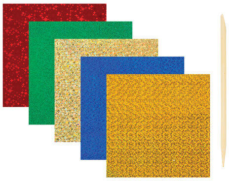 Набор для творчества "Аппликация из фольги", "Попугай", самоклеящаяся основа 20х15 см, ЮНЛАНДИЯ, 662380