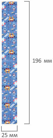 Закладки для книг с магнитом "ВЕРНЫЕ ДРУЗЬЯ", набор 6 шт., блестки, 25x196 мм, ЮНЛАНДИЯ, 111641