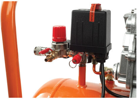 Компрессор ВИХРЬ КМП-300/50, 2000 Вт, рабочее давление 8 бар, объем 50 л, 300 л/мин, 2,7 л.с., 74/3/4