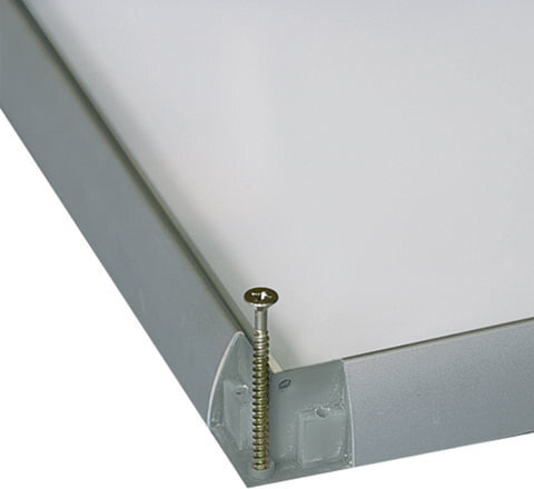 Доска-витрина магнитно-маркерная, 3 листа А4, алюминиевая рамка, OFFICE, "2х3" (Польша), GS43A4