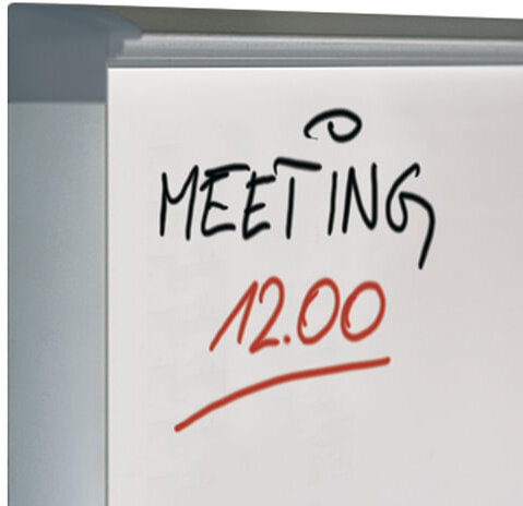 Доска-витрина магнитно-маркерная, 3 листа А4, алюминиевая рамка, OFFICE, "2х3" (Польша), GS43A4