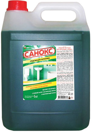 Средство для удаления ржавчины и известкового налета 5 л, САНОКС, 4303010002