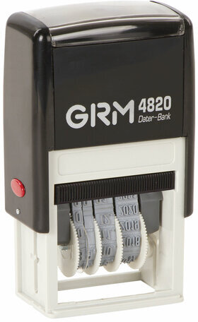 Датер-мини месяц цифрами, оттиск 22х4 мм синий, GRM 4820 BANK, 124361133