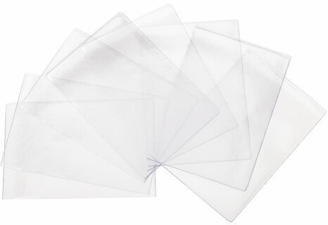 Обложка-чехол для защиты каждой страницы паспорта КОМПЛЕКТ 10 штук, ПВХ, прозрачная, STAFF, 237963