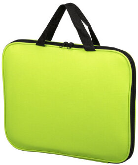 Папка на молнии с ручками STAFF EVERYDAY, А4, полиэстер, ярко-желтая, 270736