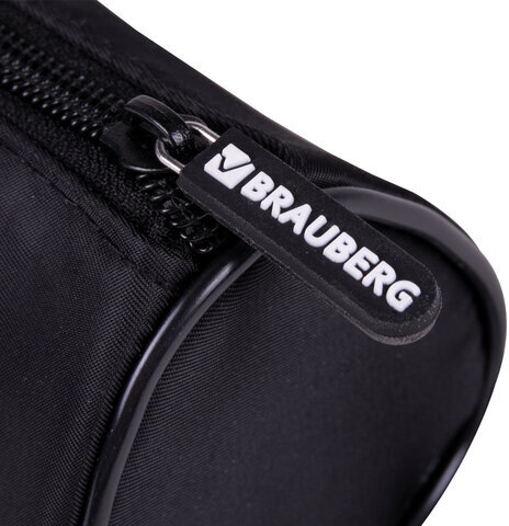 Пенал BRAUBERG, 3 отделения, нейлон, 21х7х7 см, "Battery", 270843