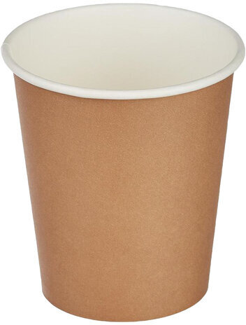 Одноразовые стаканы 200 мл, КОМПЛЕКТ 50 шт., бумажные однослойные, Craft 2.0, холодное/горячее, HUHTAMAKI, 771S70900-2201