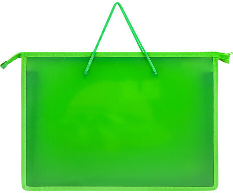 Папка на молнии с ручками ПИФАГОР А4, 1 отделение, пластик, ручки-шнурок, "Dive into drive", 272112