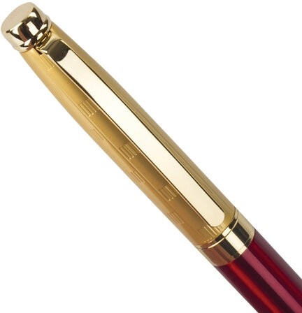 Ручка подарочная шариковая GALANT "Bremen", корпус бордовый с золотистым, золотистые детали, пишущий узел 0,7 мм, синяя, 141010