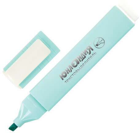 Текстовыделитель ЮНЛАНДИЯ "COLORSTAR PASTEL", БИРЮЗОВЫЙ, линия 1-4 мм, 151713