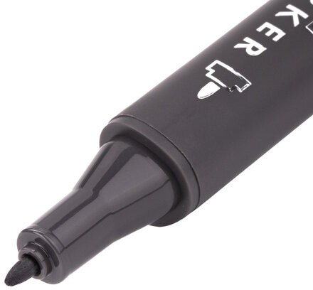 Маркер для скетчинга двусторонний 1 мм - 6 мм BRAUBERG ART CLASSIC, СЕРО-ЗЕЛЕНЫЙ 3 (GG03), 151817