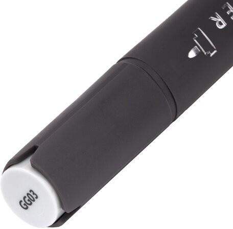 Маркер для скетчинга двусторонний 1 мм - 6 мм BRAUBERG ART CLASSIC, СЕРО-ЗЕЛЕНЫЙ 3 (GG03), 151817