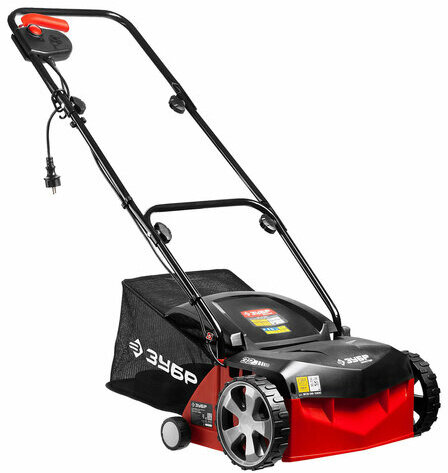 Скарификатор-аэратор электрический ЗУБР, 1000Вт, 4000 об/мин, ширина обработки 32 см, ЗСЭ-32-1000